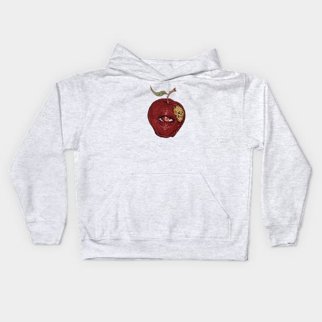 Snow White's Poisoned Apple Kids Hoodie by Megan Darrough